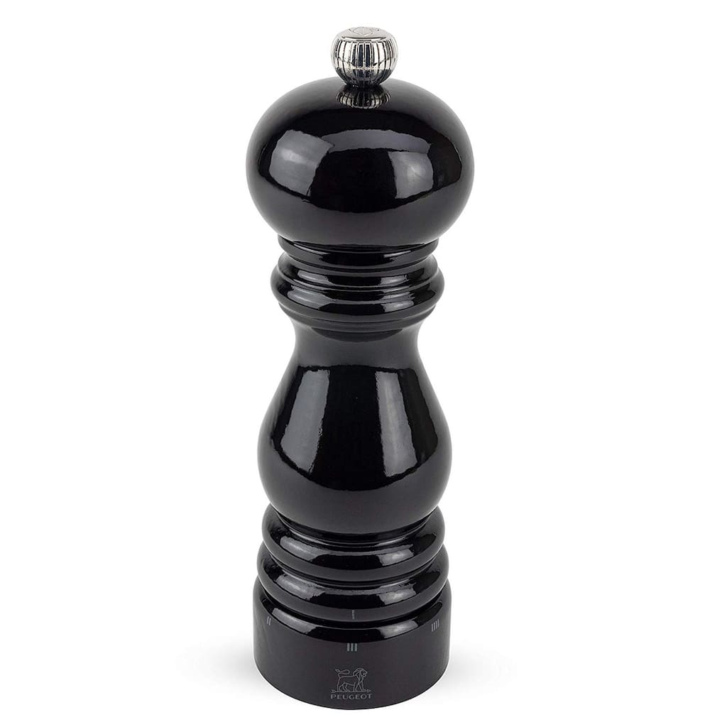Peugeot Paris U'Select 7-Inch Pepper Mill, Black Lacquer - black lacquer - black lacquer