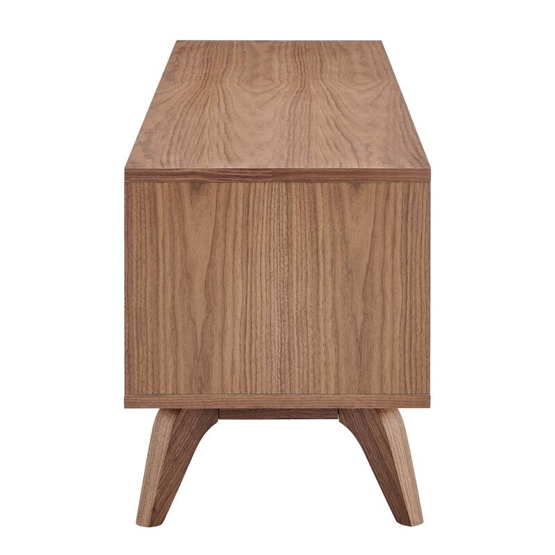 Lawrence 63" Media Stand in American Walnut - 62 inches