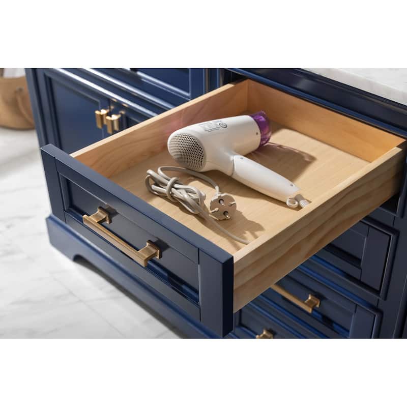 Milano 72" Double Vanity in Blue