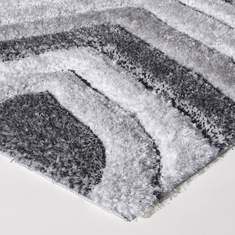 Colima Grey Textured Area Rug