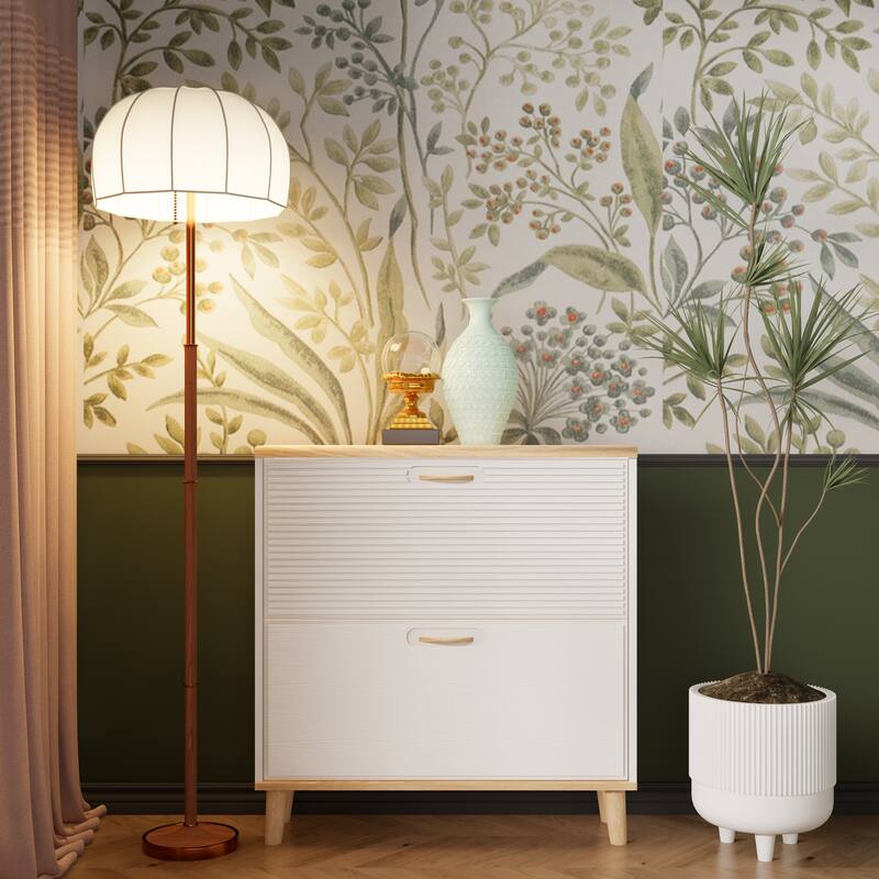 Slim Entryway Storage Organizer for 8-16 Pairs