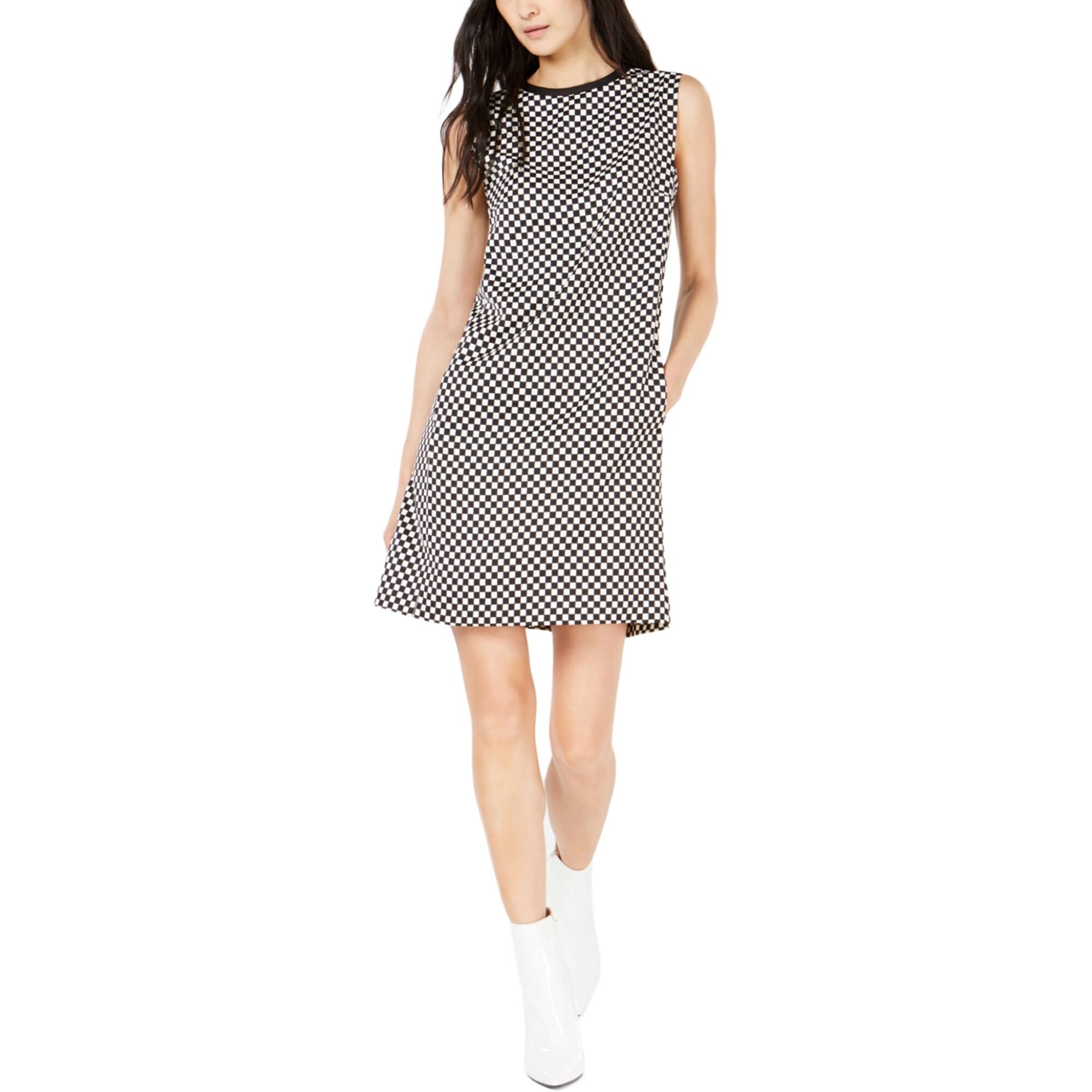 marella black and white dress