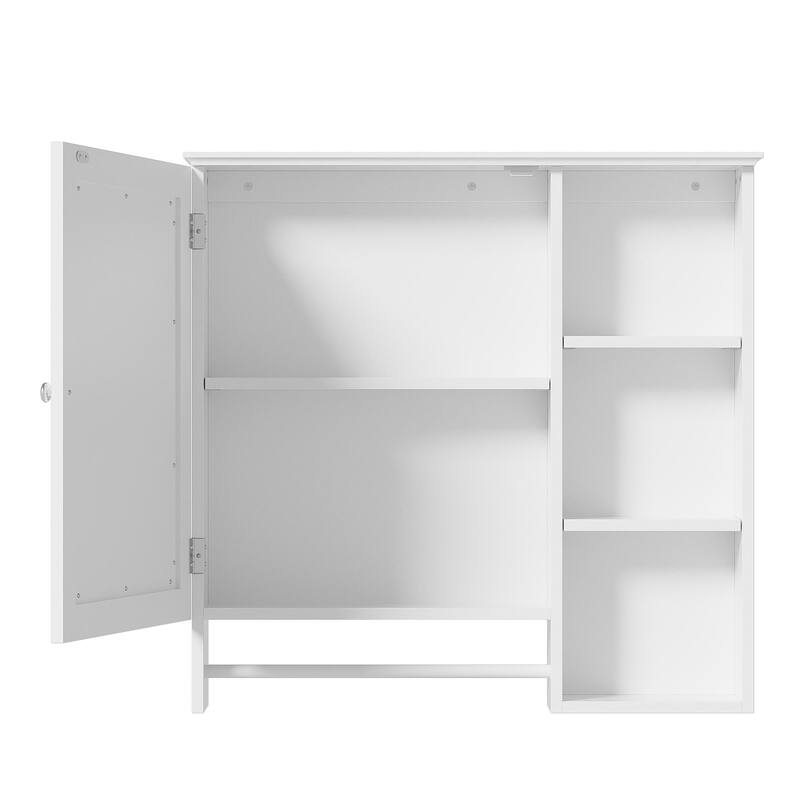 Modern Wall Mounted Design,Wall Mounted Bathroom Storage Cabinet,Medicine Cabinets with large mirror door