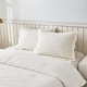 preview thumbnail 2 of 39, MarCielo 2-Piece 100% Cotton Embroidered Quilted Pillow Shams