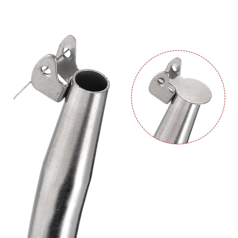 2pcs Stainless Steel Liquor Bottle Pourers for Wine Olive Oil Bottles