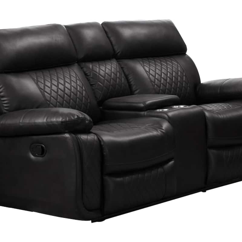 Infinity Power Reclining Faux Leather Reclining Loveseat