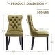 preview thumbnail 27 of 69, Solid Wood Velvet Upholstered Dining Chair Set of 6