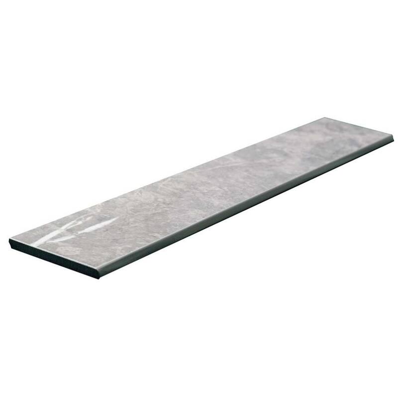 The Tile Life Opera 3x24 Pearl Porcelain Bullnose Wall Tile - 3 x 24 - 1 Piece