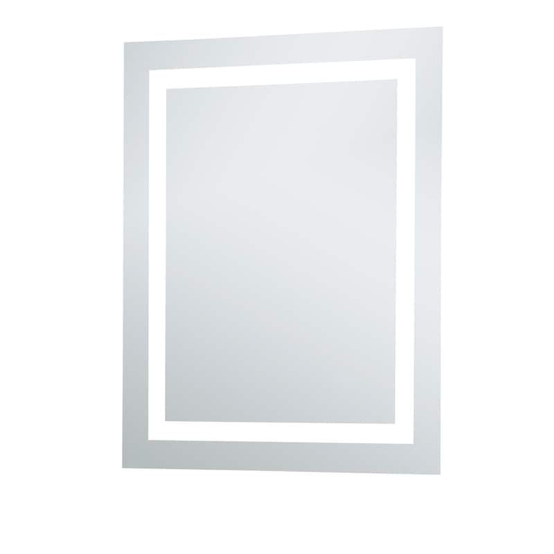 LED Hardwired Mirror Rectangle W24"H30" Dimmable 5000K