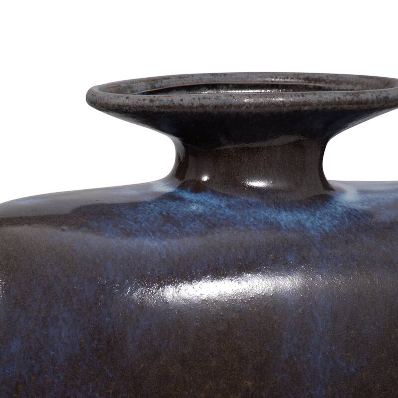 Sagebrook Home Neader Stoneware Vase, Elegant Matte Finish, Novelty, Stoneware, Ombre, Perfect for Any Room