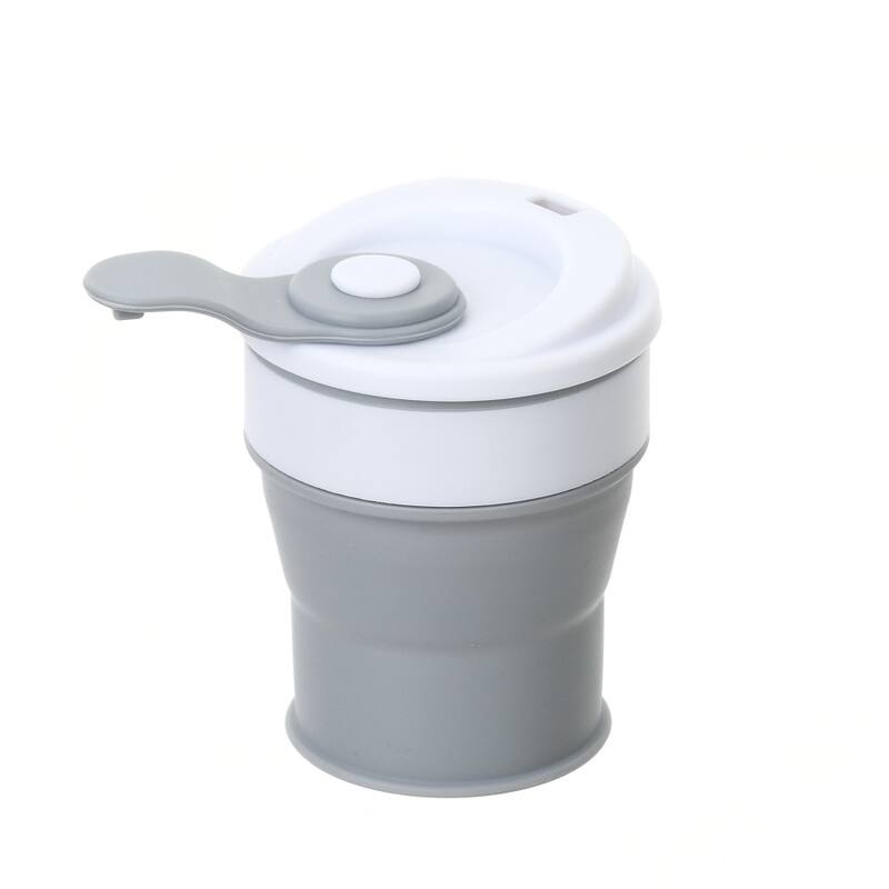 YBM Home Silicone Collapsible Travel Cup with Lid