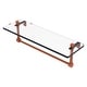 preview thumbnail 16 of 55, Allied Brass 16 Inch Glass Vanity Shelf with Integrated Towel Bar 16 - Autumn Sparkle