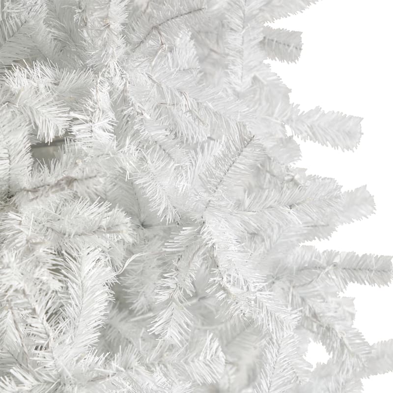 11ft. White Artificial Christmas Tree with 2720 Branches and 1000 LED Lights - Grand Holiday X-Mas Centerpiece