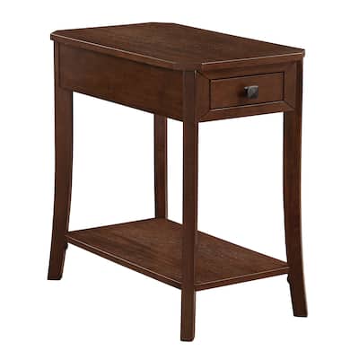Convenience Concepts Designs2Go Ensenada 1 Drawer Chairside End Table with Shelf