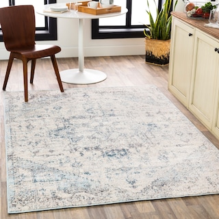 Livabliss Gabi Faded Traditional Medallion Area Rug