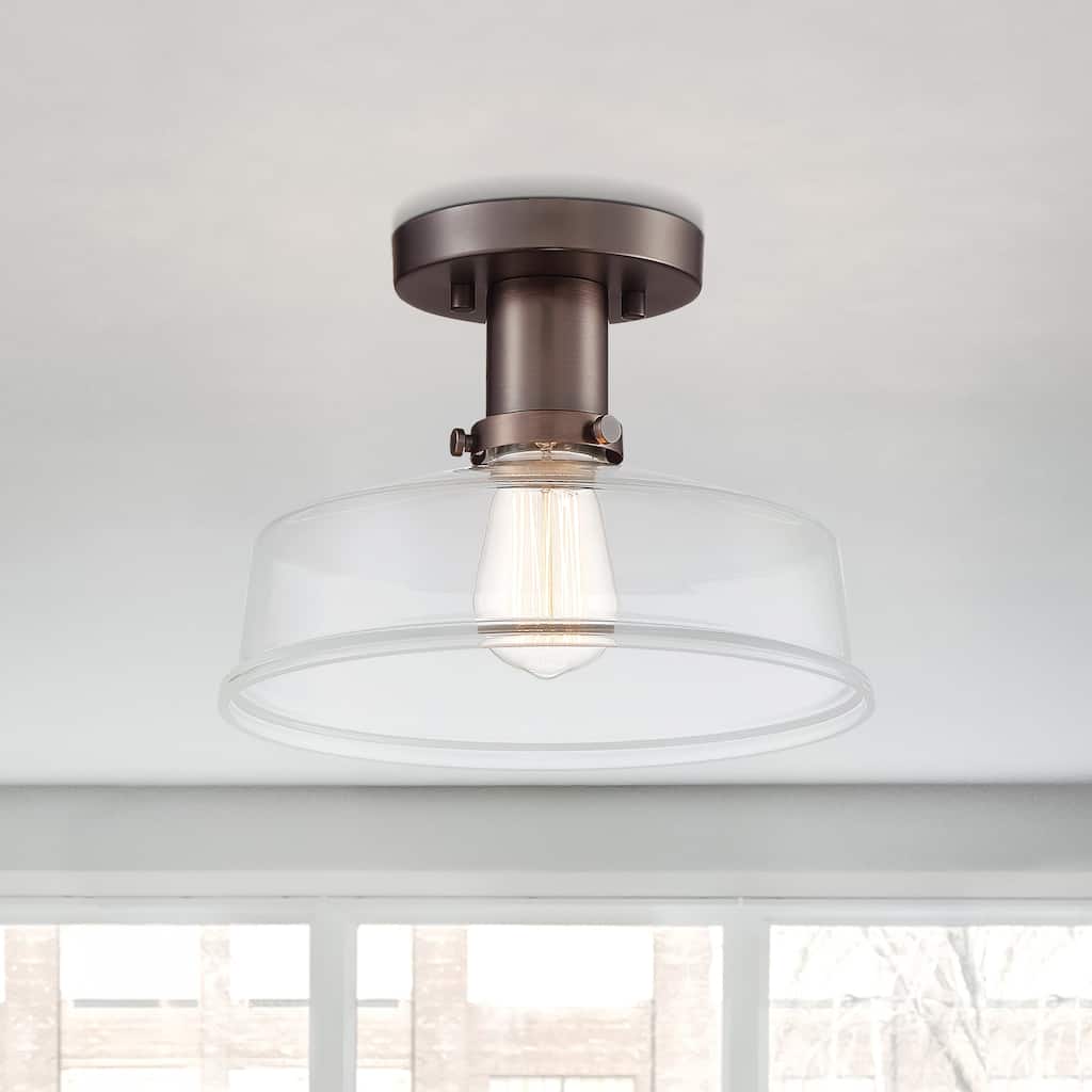 Carson 1 Light Semi Flushmount