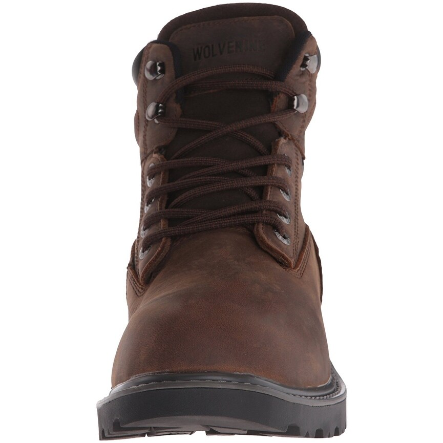 wolverine men's floorhand 6 inch waterproof steel toe work shoe