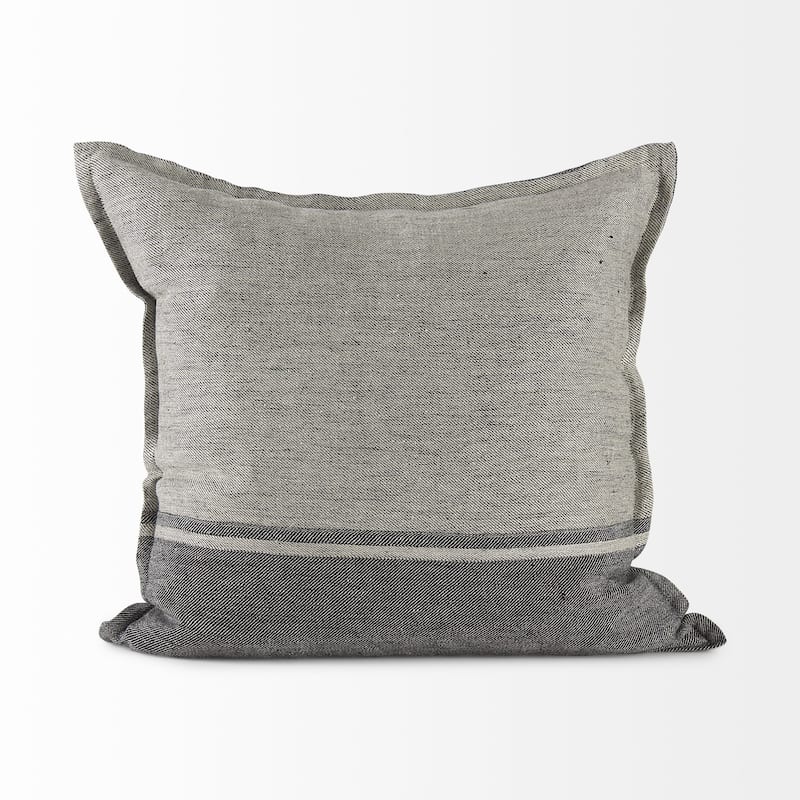 Light and Dark Gray Cushion Cover