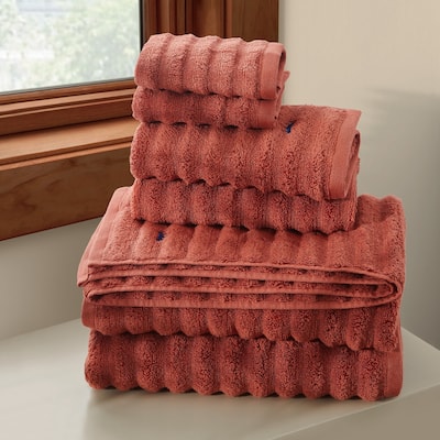 Royal Velvet Textured 6 Piece Towel Set