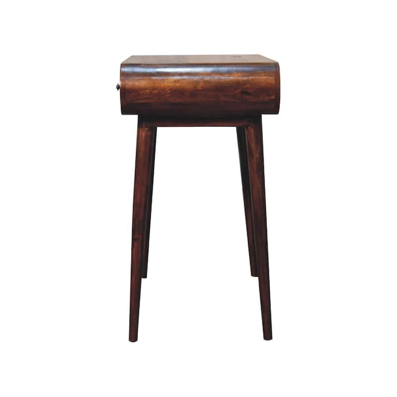 Artisan Furniture Chestnut London Open Console, Brown with one Drawer