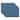DII French Blue Quilted Farmhouse Placemat (Set of 6)