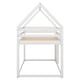 preview thumbnail 23 of 28, Low Bunk Design Twin over Twin Low Bunk Bed, House Bed with Ladder