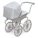 preview thumbnail 5 of 7, Badger Basket London Doll Pram - Executive Gray
