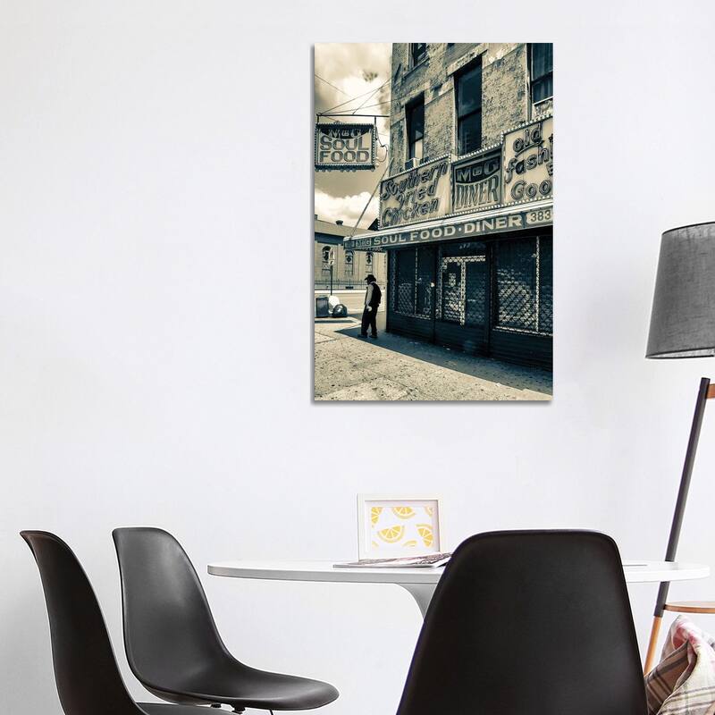 iCanvas "Soul Food Harlem Ny" by Stephen Hodgetts Canvas Print - 40x26x1.5