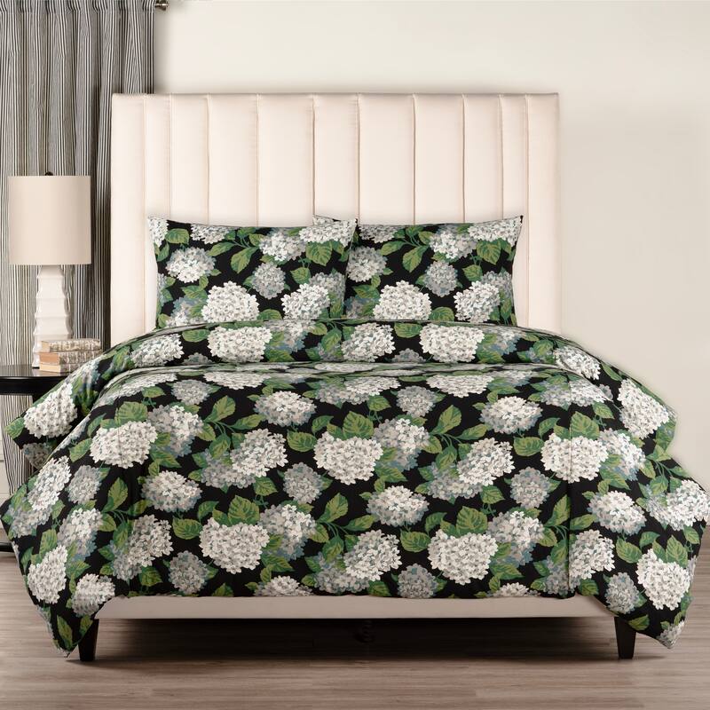 Magnolia Home Fashions Summerwind Ebony Duvet cover & shams Set