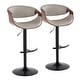 preview thumbnail 6 of 70, Carson Carrington Kanteborg Adjustable Bar Stool with Rounded T Footrest (Set of 2)