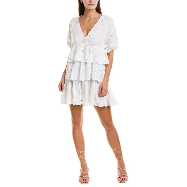 love sam embroidered dress
