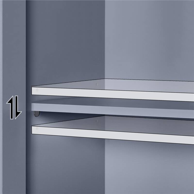 Yaheetech Bathroom Space Saving Organizer Over-the -Toilet with Adjustable Shelf for Bathroom