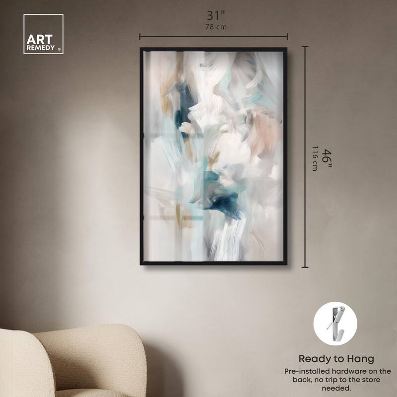 Whispering Colors III Shadowbox by Art Remedy