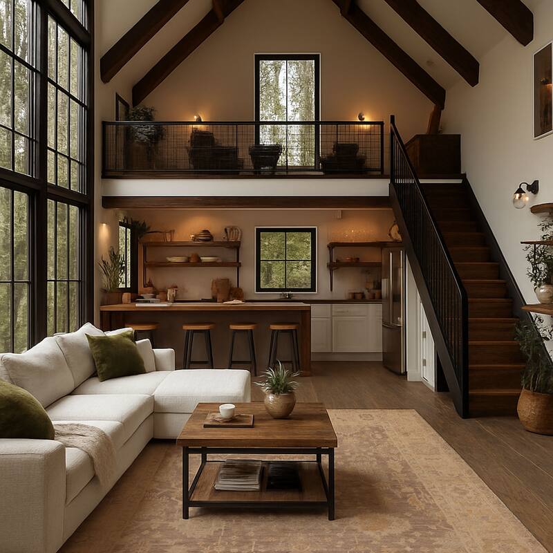 ECARPETGALLERY Hand-knotted Kavya Oushak Dark Grey, Taupe Wool Rug - 8'10 x 10'10