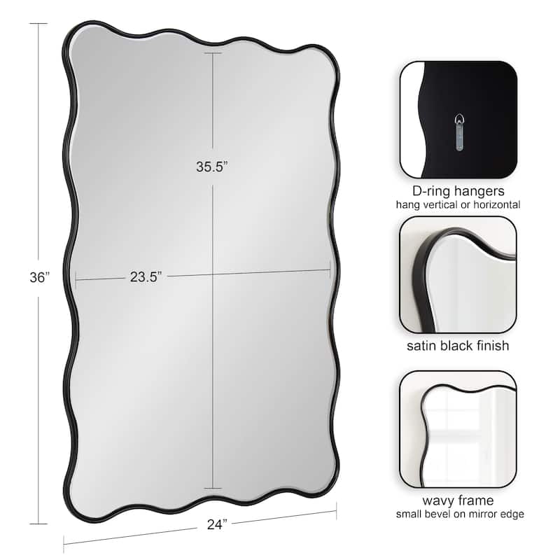 Kate and Laurel Viona Rectangle Mirror