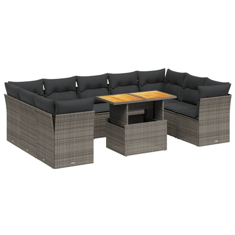 vidaXL Garden Sofa Set - 21.7 x 39.4 x 28.7