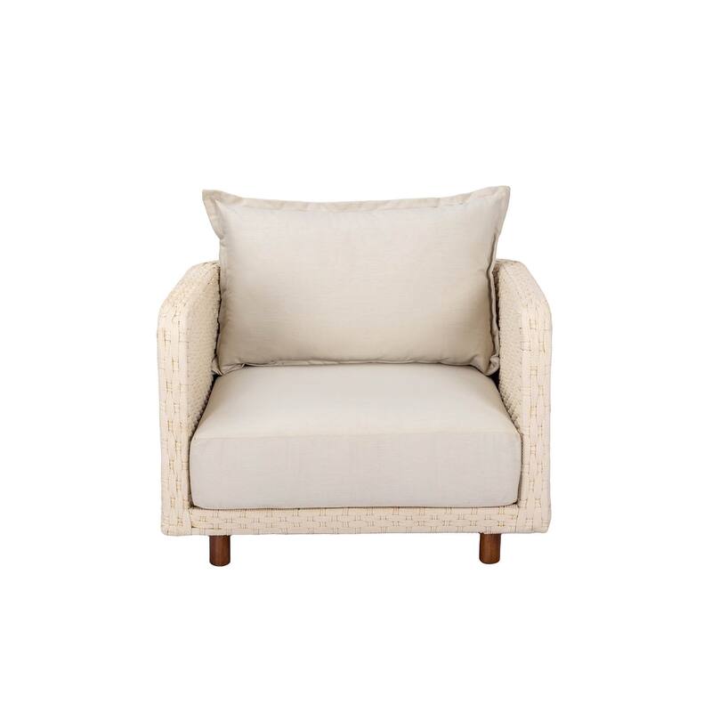 Yesler Coast Outdoor Club Chair, Grey