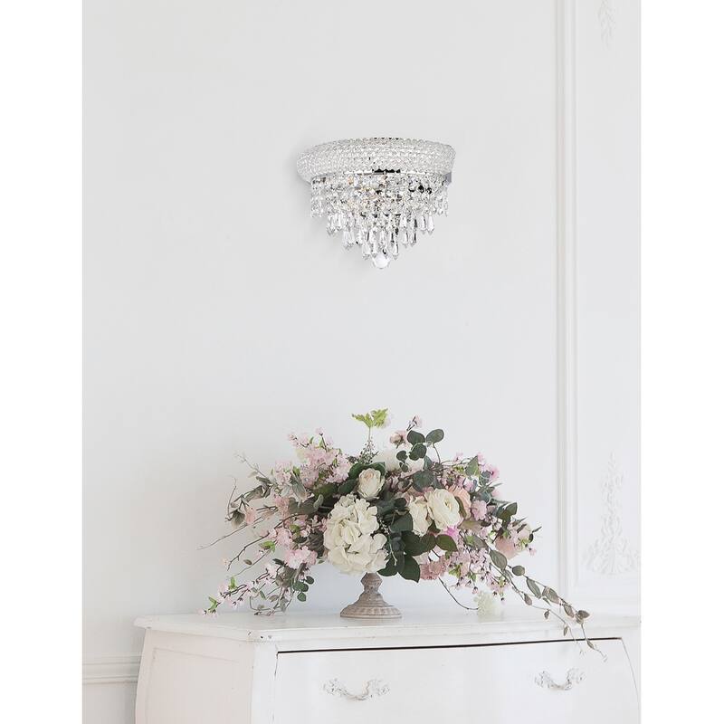 Fleur Illumination 2 light Chrome Wall Sconce
