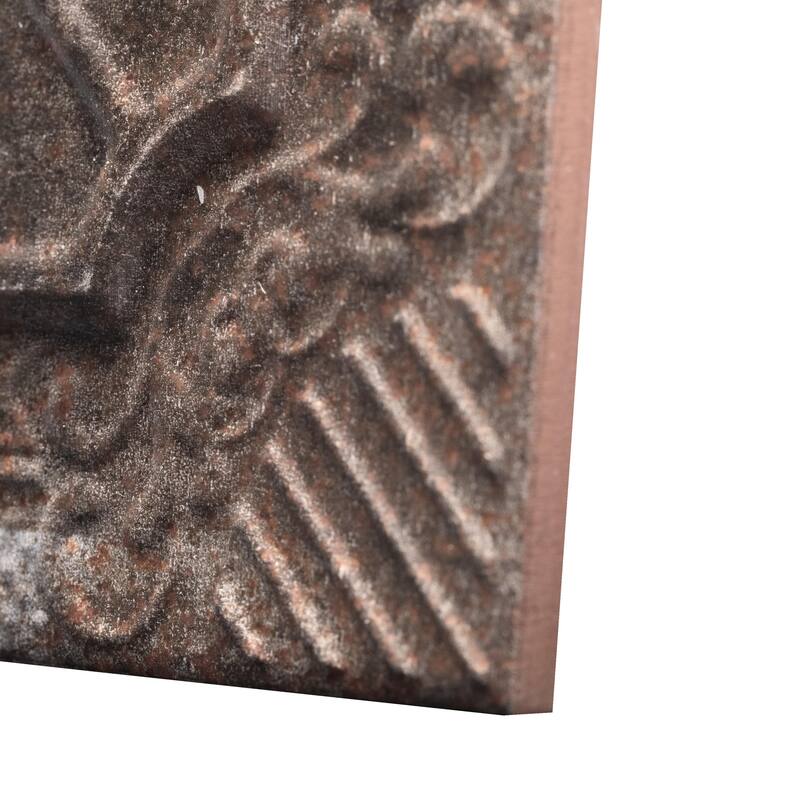 Merola Tile Ritz Ossidato Nero 7-7/8" x 7-7/8" Ceramic Wall Tile