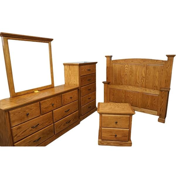 Talon Brands Oak Queen Bedroom Set Bed Bath & Beyond 35720862