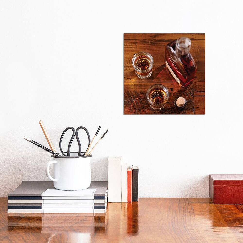 iCanvas "Bourbon Shots" by George Oze Canvas Print
