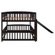 preview thumbnail 34 of 42, Modren Full over Full Versatile Low Bunk Bed With Slide,Fence and Ladder For Toddler Kids Teens