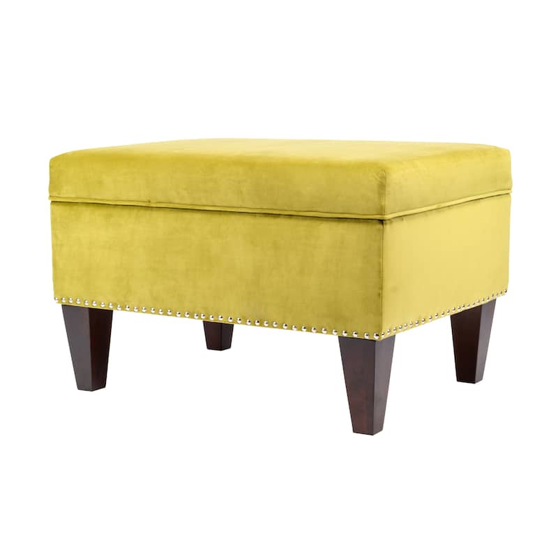 Transitional Brooklyn Upholstered Home Décor Storage Bench