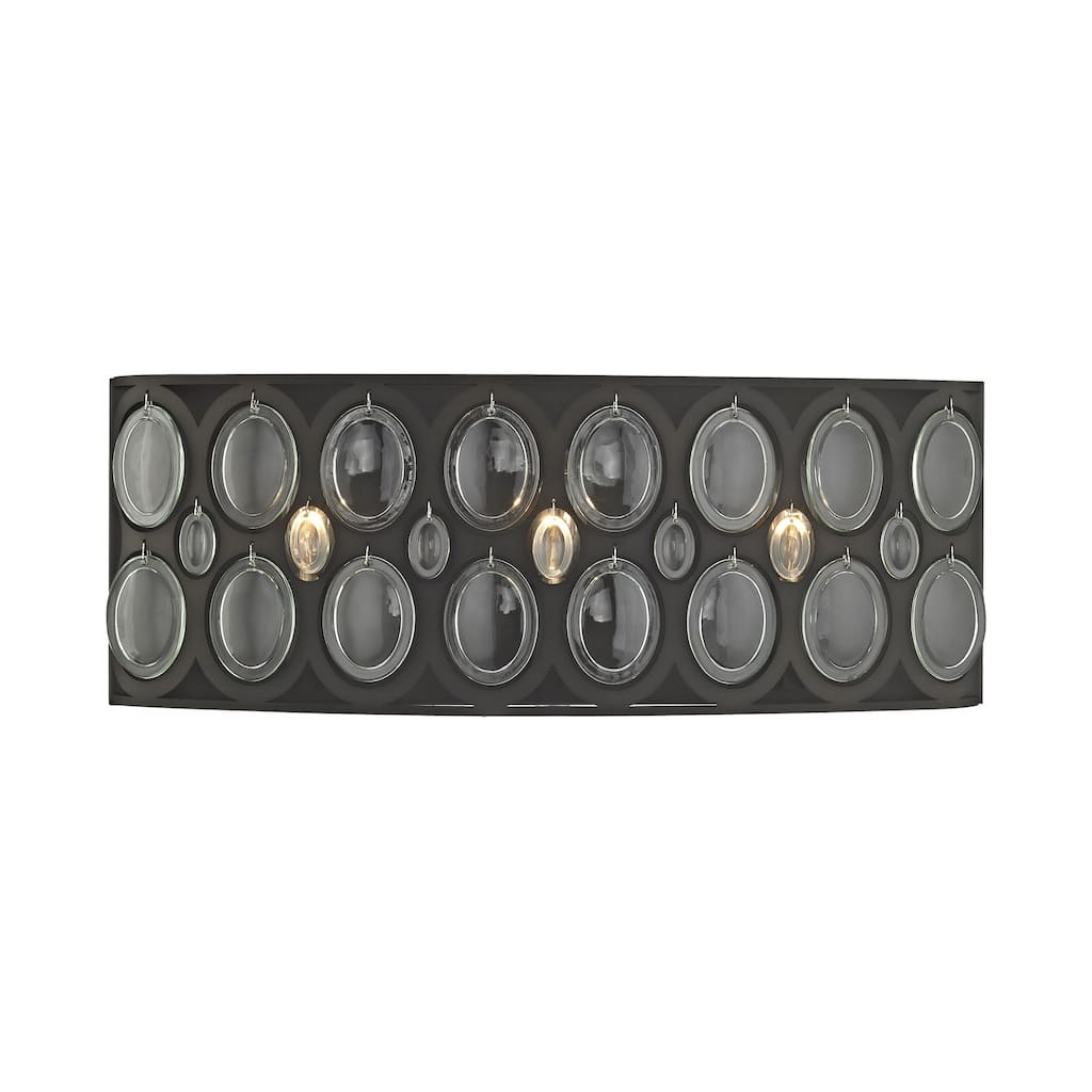 Elk Home Serai Oil Rubbed Bronze Glass Vanity Light