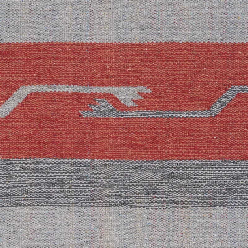 Fufal Southwestern Woven Low Pile with Fringe Area Rug By HomeRoots - 84' X '60' X '0.25