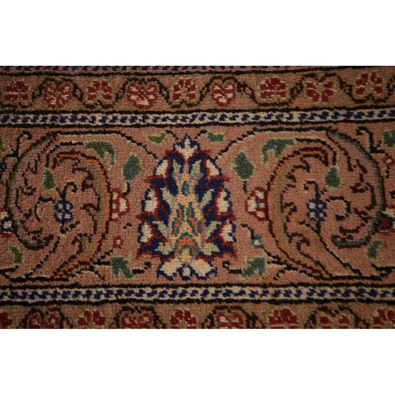 Vegetable Dye Anatolian Turkish Vintage Rug Hand-Knotted Wool Carpet - 6'8" X 10'5"