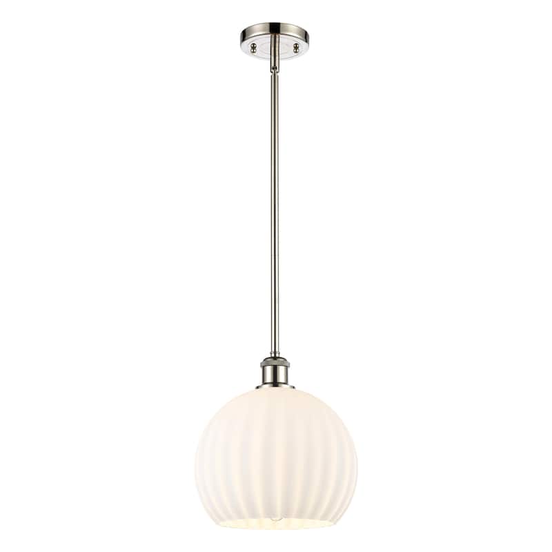 Innovations Lighting 516-1S-12-10 White Venetian Pendant White