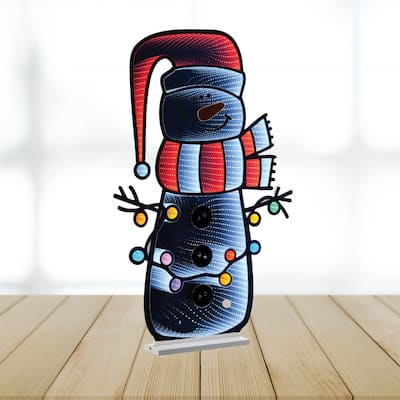Holiday Snowman Ekkolight 35"H - N/A