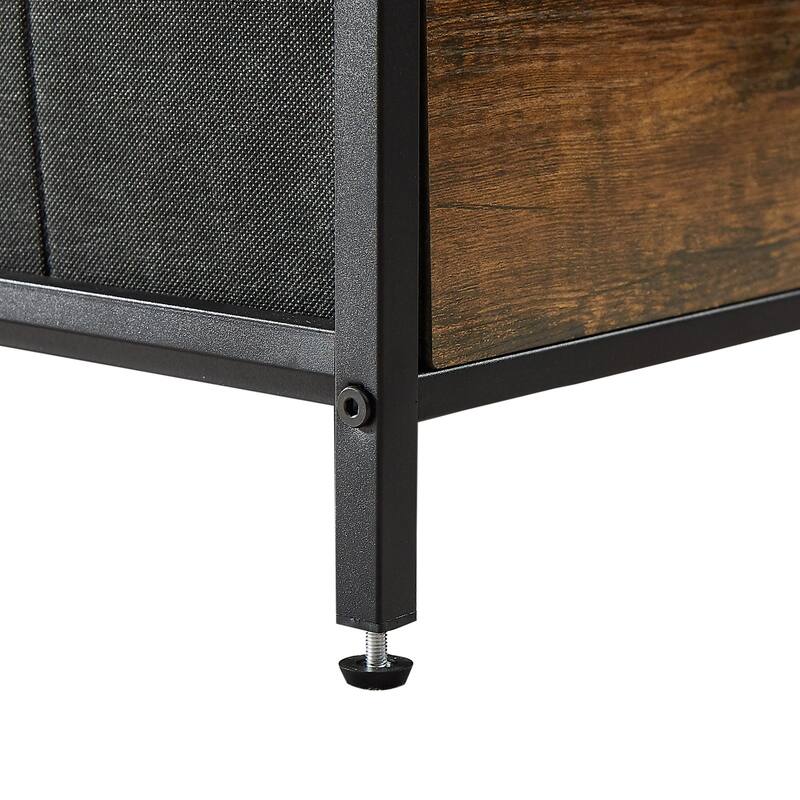 5 Drawers Furniture Storage Chest For Clothing Organization,Brown