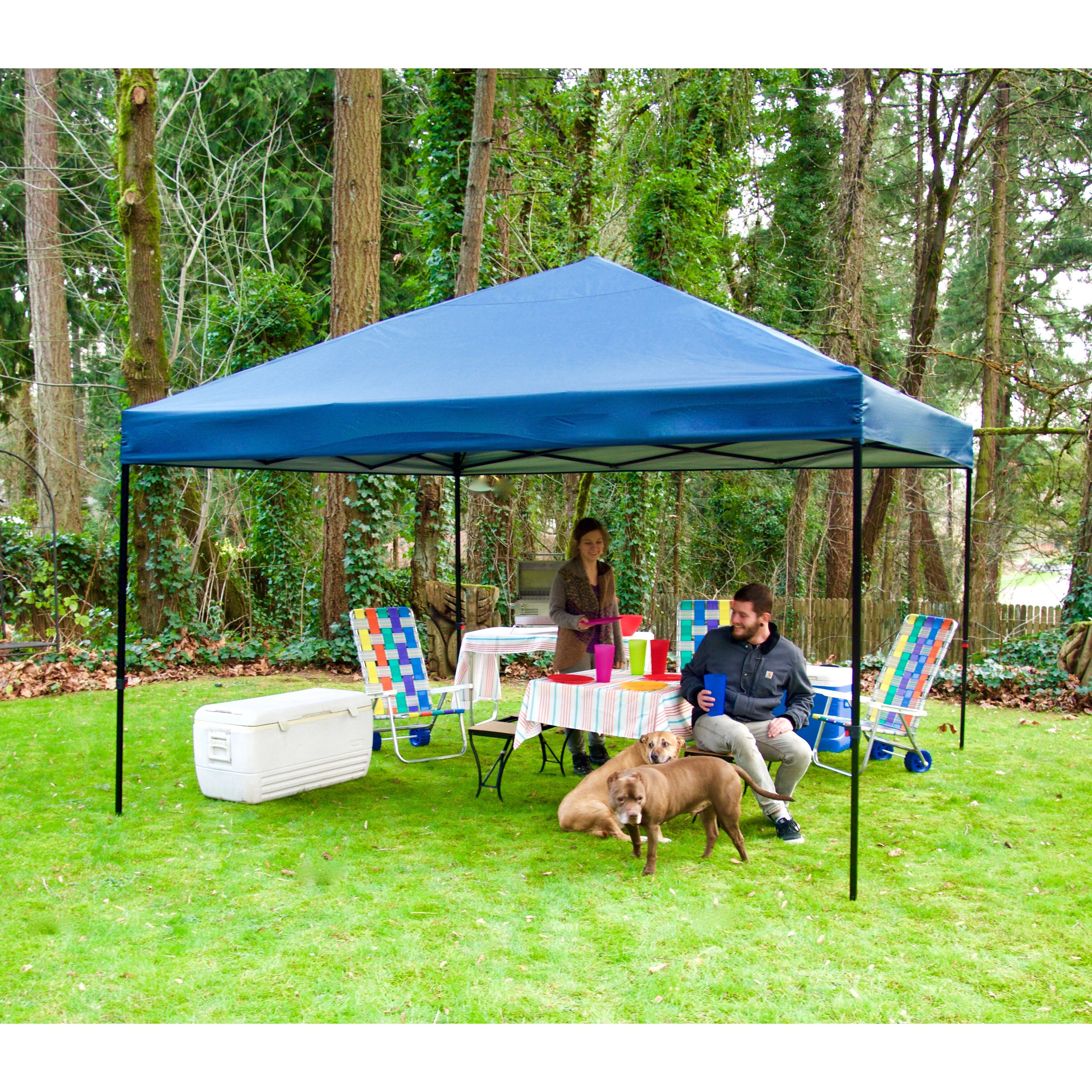 12' x 12' Blue Pop Up Gazebo Bed Bath & Beyond 32597346